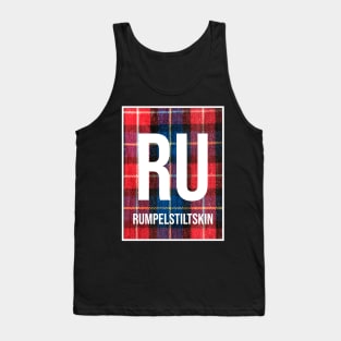 Ru Funny Chemisty Science Periodic Table Tank Top